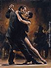 STUDY FOR TANGO II by Fabian Perez